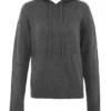 Jionni Charcoal Cashmere Blend Hoodie Jionni Charcoal Cashmere Blend Hoodie