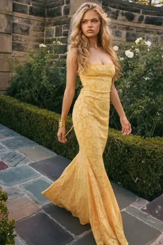 joan apricot lace up back maxi dress 2 330x495 - Joan Apricot Lace Up Back Maxi Dress
