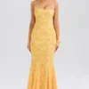 Joan Apricot Lace Up Back Maxi Dress Joan Apricot Lace Up Back Maxi Dress