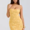Joan Apricot Lace Up Back Maxi Dress Joan Apricot Lace Up Back Maxi Dress