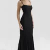 Joan Black Lace Maxi Dress Joan Black Lace Maxi Dress
