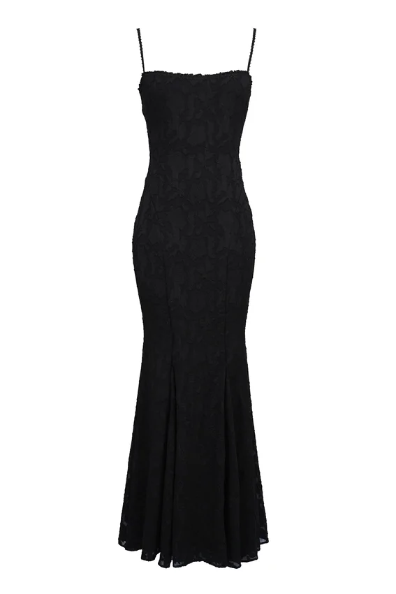 Joan Black Lace Maxi Dress Joan Black Lace Maxi Dress