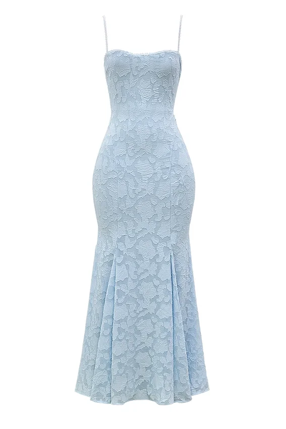 Joan Bluebell Lace Up Back Maxi Dress Joan Bluebell Lace Up Back Maxi Dress