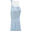 Joan Bluebell Lace Up Back Maxi Dress Joan Bluebell Lace Up Back Maxi Dress