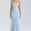 Joan Bluebell Lace Up Back Maxi Dress Joan Bluebell Lace Up Back Maxi Dress