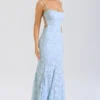 Joan Bluebell Lace Up Back Maxi Dress Joan Bluebell Lace Up Back Maxi Dress