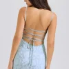 Joan Bluebell Lace Up Back Maxi Dress Joan Bluebell Lace Up Back Maxi Dress