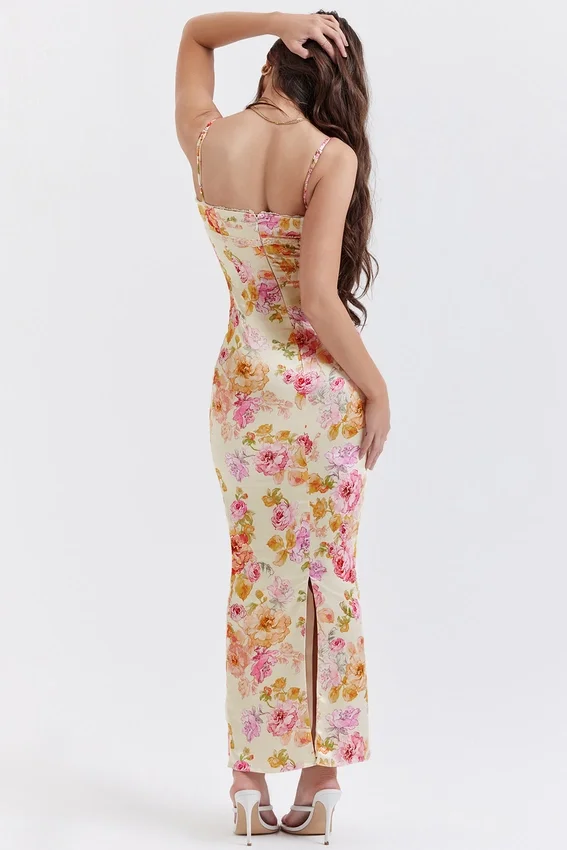 Josefina Ivory Floral Maxi Dress Josefina Ivory Floral Maxi Dress
