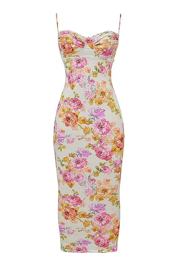 Josefina Ivory Floral Maxi Dress Josefina Ivory Floral Maxi Dress