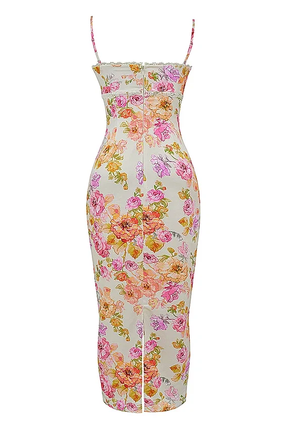 Josefina Ivory Floral Maxi Dress Josefina Ivory Floral Maxi Dress