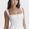 Juana White Broderie Anglaise Top