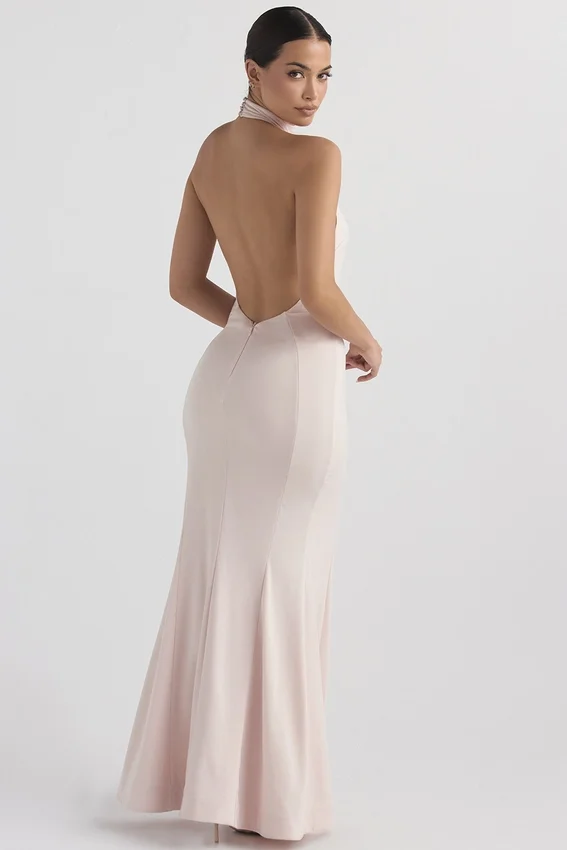 Juliette Blush Halter Gown Juliette Blush Halter Gown