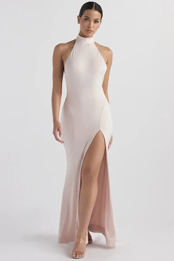 Juliette Blush Halter Gown Juliette Blush Halter Gown