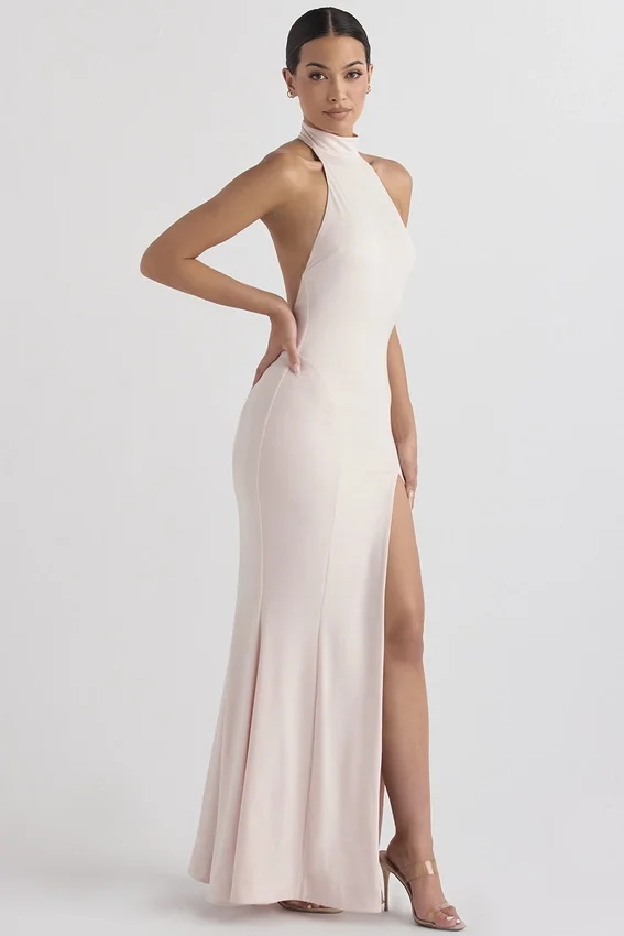 Juliette Blush Halter Gown Juliette Blush Halter Gown