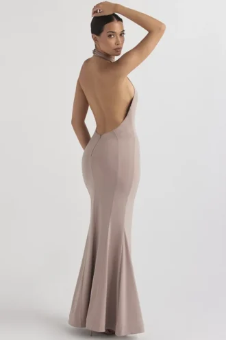 Juliette Mushroom Halter Gown