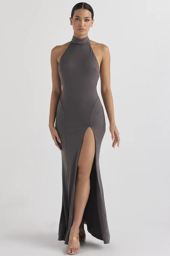 Juliette Shadow Halter Gown Juliette Shadow Halter Gown