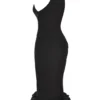Juniper Black Peplum Midi Dress Juniper Black Peplum Midi Dress