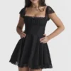 Kaia Black A-Line Mini Dress Kaia Black A-Line Mini Dress