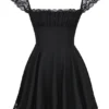 Kaia Black A-Line Mini Dress Kaia Black A-Line Mini Dress