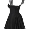 Kaia Black A-Line Mini Dress Kaia Black A-Line Mini Dress