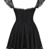 Kaia Black A-Line Mini Dress Kaia Black A-Line Mini Dress