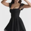 Kaia Black A-Line Mini Dress Kaia Black A-Line Mini Dress