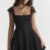 Kaia Black A-Line Mini Dress Kaia Black A-Line Mini Dress