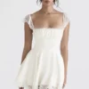 Kaia Ivory A-Line Mini Dress Kaia Ivory A-Line Mini Dress