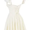 Kaia Ivory A-Line Mini Dress Kaia Ivory A-Line Mini Dress