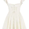 Kaia Ivory A-Line Mini Dress Kaia Ivory A-Line Mini Dress