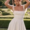 Kaia Ivory A-Line Mini Dress Kaia Ivory A-Line Mini Dress