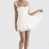 Kaia Ivory A-Line Mini Dress Kaia Ivory A-Line Mini Dress