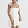 Kaia Ivory A-Line Mini Dress Kaia Ivory A-Line Mini Dress