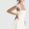Kaia Ivory A-Line Mini Dress Kaia Ivory A-Line Mini Dress