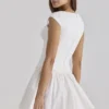 Kaia White Cotton Mini Dress Kaia White Cotton Mini Dress
