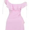 Kalena Cotton Candy Off Shoulder Mini Dress Kalena Cotton Candy Off Shoulder Mini Dress