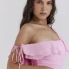 Kalena Cotton Candy Off Shoulder Mini Dress Kalena Cotton Candy Off Shoulder Mini Dress