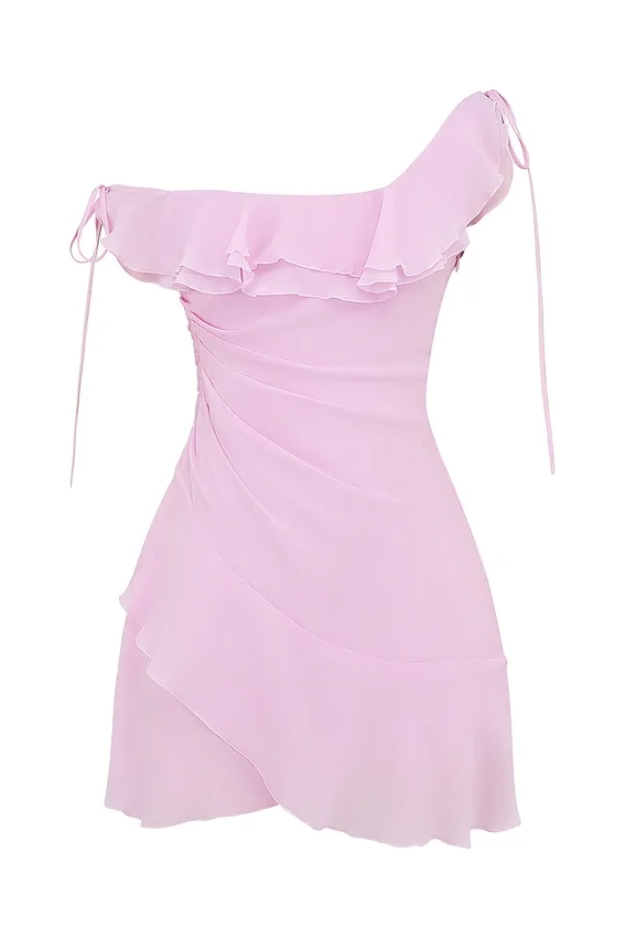 Kalena Cotton Candy Off Shoulder Mini Dress Kalena Cotton Candy Off Shoulder Mini Dress