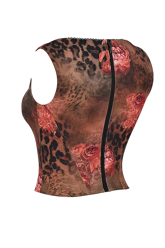 Kalina Floral Printed Corset Kalina Floral Printed Corset