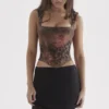 Kalina Floral Printed Corset Kalina Floral Printed Corset