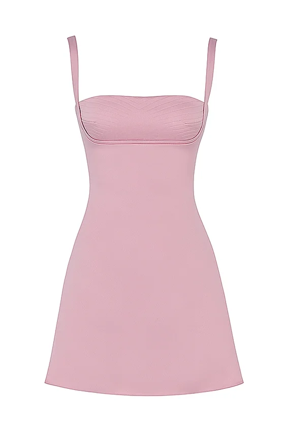 Kara Pink Quartz Mini Dress Kara Pink Quartz Mini Dress