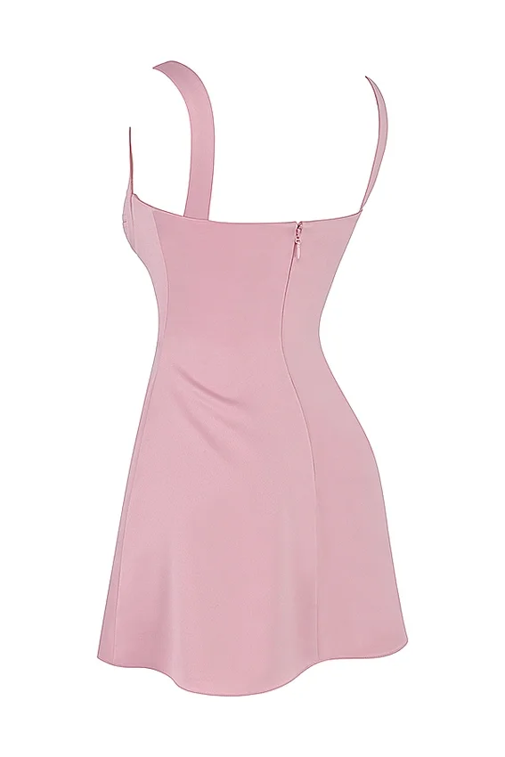 Kara Pink Quartz Mini Dress Kara Pink Quartz Mini Dress
