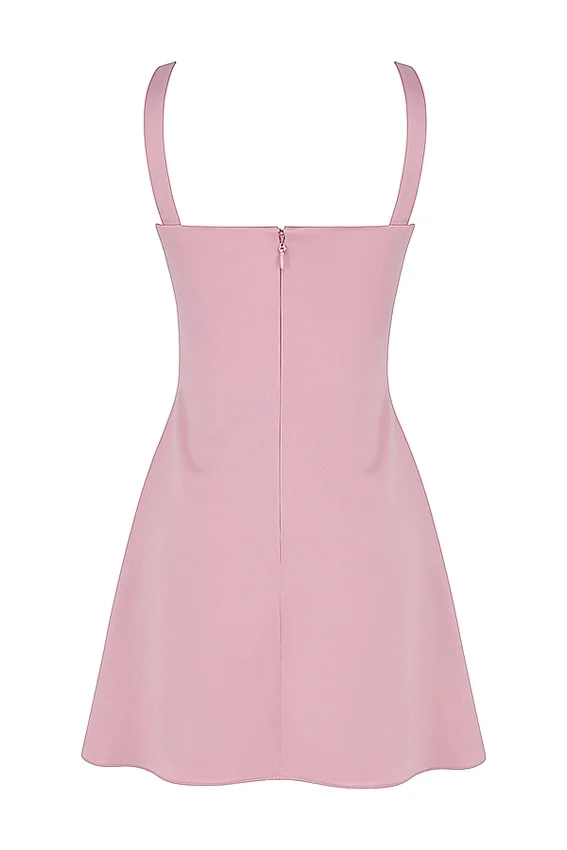 Kara Pink Quartz Mini Dress Kara Pink Quartz Mini Dress