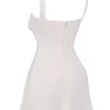 Kara Vintage Cream Mini Dress Kara Vintage Cream Mini Dress