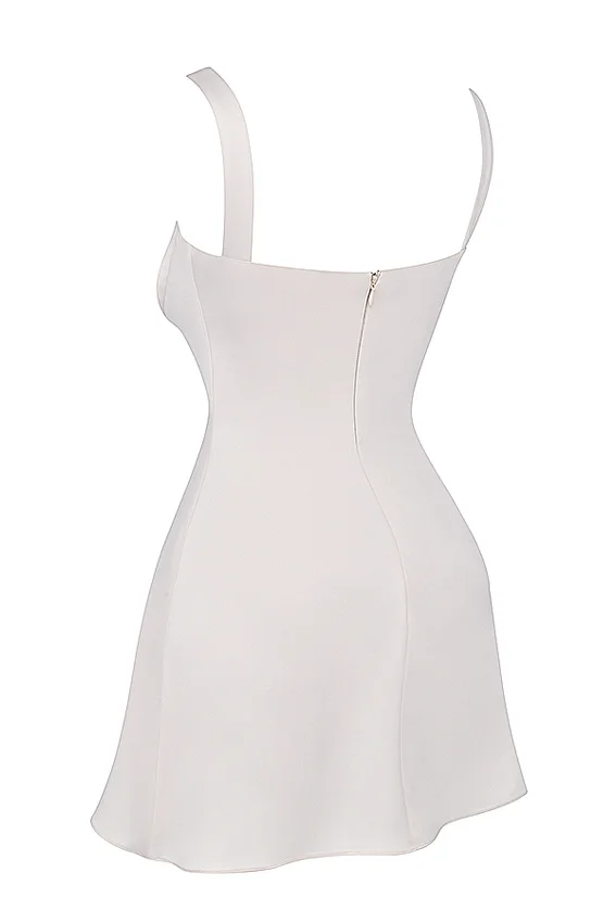 Kara Vintage Cream Mini Dress Kara Vintage Cream Mini Dress