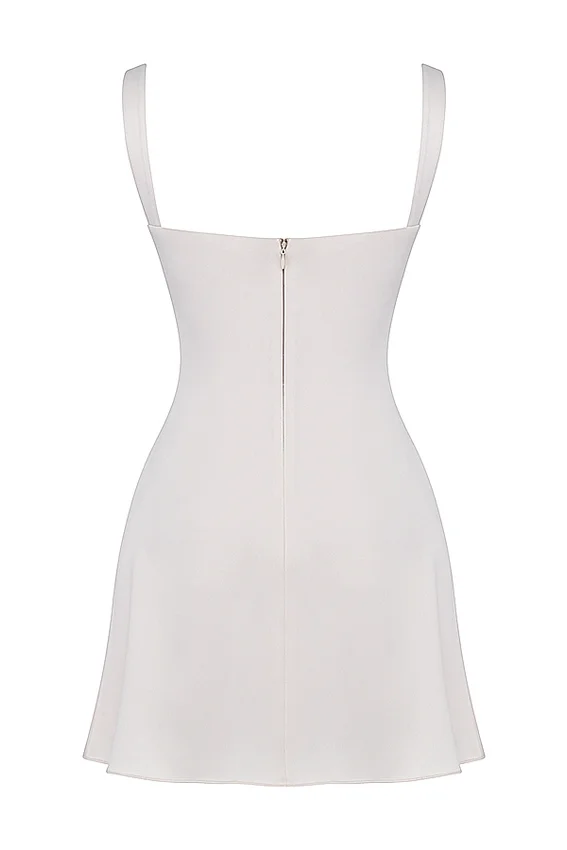 Kara Vintage Cream Mini Dress Kara Vintage Cream Mini Dress