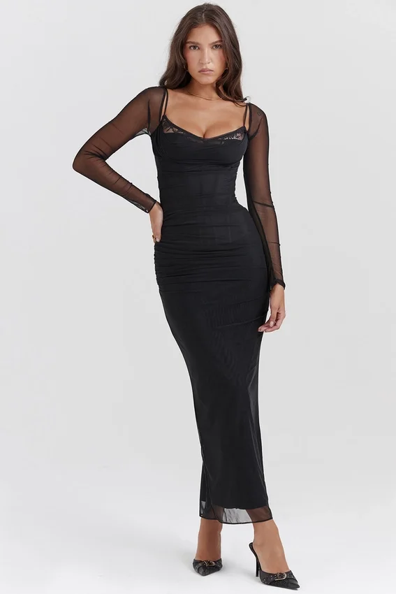 Katarina Black Maxi Dress Katarina Black Maxi Dress