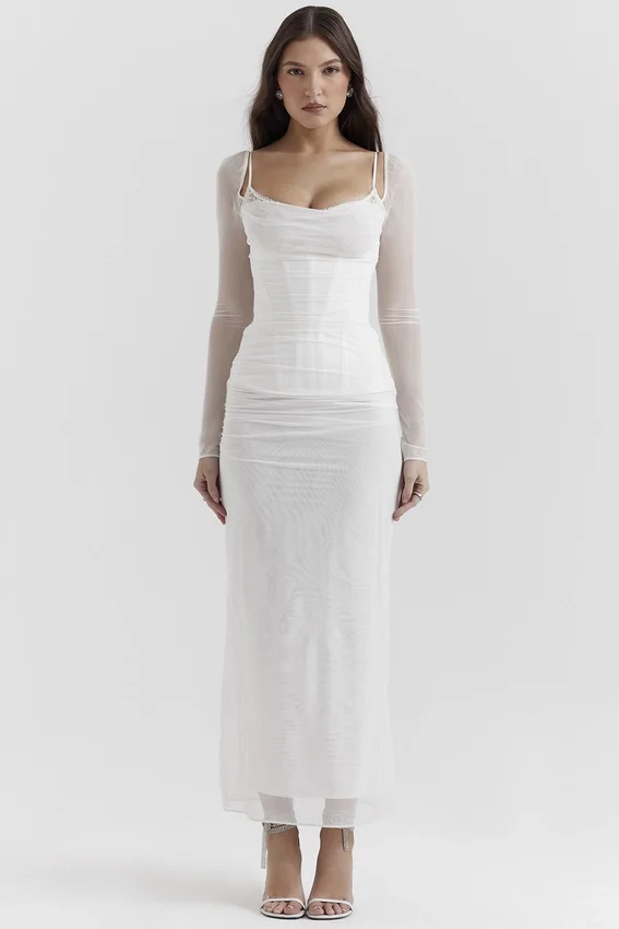 Katarina White Maxi Dress Katarina White Maxi Dress