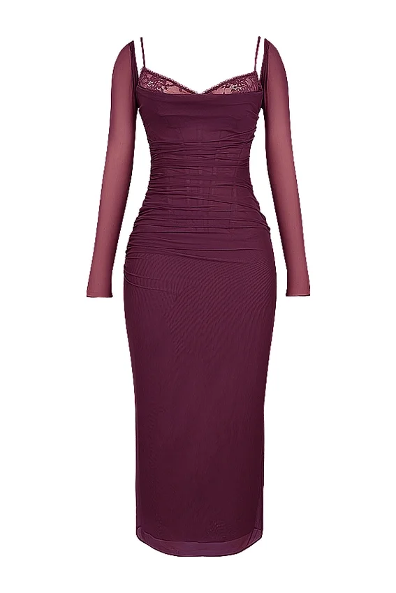 Katarina Wine Maxi Dress Katarina Wine Maxi Dress