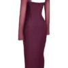 Katarina Wine Maxi Dress Katarina Wine Maxi Dress